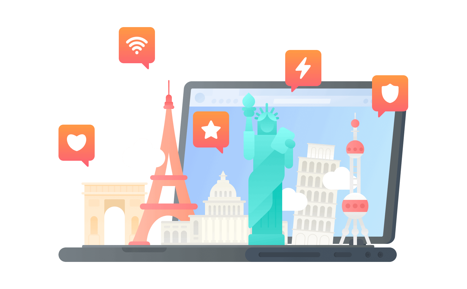 在意大利连接到中国的加速器 - 大陆VPN